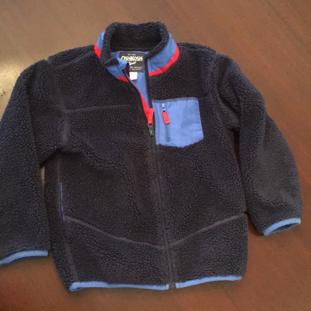 OshKosh B’gosh navy blue boys fleece jacket